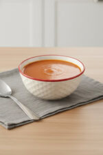 Kırmızı Yıldız Desenli 6'lı Çok Amaçlı Yuvarlak Kase Takımı - Çorba, Meyve, Çerez, Sos ve Kahvaltılık Sunum Seti - Görsel 5