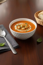 Beyaz Petek Desenli 6'lı Çok Amaçlı Yuvarlak Kase Takımı - Çorba, Meyve, Çerez, Sos ve Kahvaltılık Sunum Seti - Görsel 2