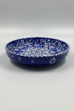 El Yapımı Çini Desenli Mavi 2'li Çerezlik - Görsel 4