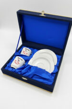 Öğretmenler Günü Özel Seri: Kadife Kutulu 2 Kişilik Türk Kahvesi Fincan Takımı - Görsel 6