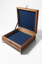 El Yapımı Çini Karo Baskılı Ahşap Takı Kutusu ( 20x20) - Görsel 2