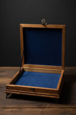 El Yapımı Çini Karo Baskılı Ahşap Takı Kutusu (20x20cm) - Görsel 5