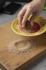 El Yapımı Seramik Rende Tabağı (13 cm) - Sarımsak, Zencefil, Meyve Püresi ve Bebek Maması Hazırlayıcı - Görsel 4