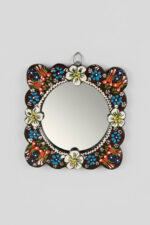 El Yapımı İşlemeli Çini Ayna - Görsel 3