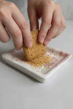 El Yapımı Seramik Rende Tabağı (10 cm) - Sarımsak, Zencefil, Meyve Püresi ve Bebek Maması Hazırlayıcı - Görsel 4