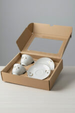 Ayyıldız Altın Yaldızlı 2'li Türk Kahvesi Fincan Takımı - Görsel 4