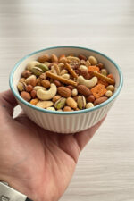 Turkuaz Çizgi Desenli 6'lı Çok Amaçlı Yuvarlak Kase Takımı - Çorba, Meyve, Çerez, Sos ve Kahvaltılık Sunum Seti - Görsel 4