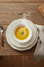 Tulü Porselen Gamze Serisi 6 Kişilik 24 Parça Gold File Detaylı Yemek Takımı - Görsel 5