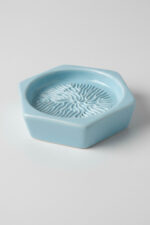 El Yapımı Seramik Rende Tabağı (10 cm) - Sarımsak, Zencefil, Meyve Püresi ve Bebek Maması Hazırlayıcı