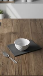 Beyaz Petek Desenli 6'lı Çok Amaçlı Yuvarlak Kase Takımı - Çorba, Meyve, Çerez, Sos ve Kahvaltılık Sunum Seti - Görsel 4