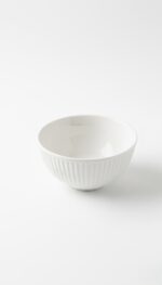 Beyaz Çizgi Desenli 6'lı Çok Amaçlı Yuvarlak Kase Takımı - Çorba, Meyve, Çerez, Sos ve Kahvaltılık Sunum Seti - Görsel 6