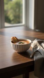 Beyaz Bulut Desenli 6'lı Çok Amaçlı Yuvarlak Kase Takımı - Çorba, Meyve, Çerez, Sos ve Kahvaltılık Sunum Seti - Görsel 5