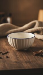 Lacivert Bulut Desenli 6'lı Çok Amaçlı Yuvarlak Kase Takımı - Çorba, Meyve, Çerez, Sos ve Kahvaltılık Sunum Seti - Görsel 5