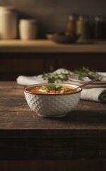 Kırmızı Yıldız Desenli 6'lı Çok Amaçlı Yuvarlak Kase Takımı - Çorba, Meyve, Çerez, Sos ve Kahvaltılık Sunum Seti - Görsel 6