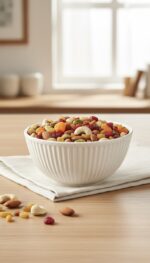 Beyaz Çizgi Desenli 6'lı Çok Amaçlı Yuvarlak Kase Takımı - Çorba, Meyve, Çerez, Sos ve Kahvaltılık Sunum Seti - Görsel 5