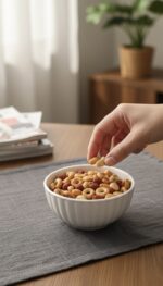 Beyaz Bulut Desenli 6'lı Çok Amaçlı Yuvarlak Kase Takımı - Çorba, Meyve, Çerez, Sos ve Kahvaltılık Sunum Seti - Görsel 3