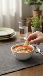 Beyaz Bulut Desenli 6'lı Çok Amaçlı Yuvarlak Kase Takımı - Çorba, Meyve, Çerez, Sos ve Kahvaltılık Sunum Seti