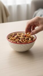 Kırmızı Yıldız Desenli 6'lı Çok Amaçlı Yuvarlak Kase Takımı - Çorba, Meyve, Çerez, Sos ve Kahvaltılık Sunum Seti - Görsel 7