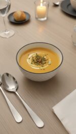 Siyah Petek Desenli 6'lı Çok Amaçlı Yuvarlak Kase Takımı - Çorba, Meyve, Çerez, Sos ve Kahvaltılık Sunum Seti