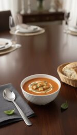 Beyaz Petek Desenli 6'lı Çok Amaçlı Yuvarlak Kase Takımı - Çorba, Meyve, Çerez, Sos ve Kahvaltılık Sunum Seti - Görsel 5