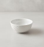 Beyaz Yıldız Desenli 6'lı Çok Amaçlı Yuvarlak Kase Takımı - Çorba, Meyve, Çerez, Sos ve Kahvaltılık Sunum Seti - Görsel 6