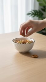 Siyah Petek Desenli 6'lı Çok Amaçlı Yuvarlak Kase Takımı - Çorba, Meyve, Çerez, Sos ve Kahvaltılık Sunum Seti - Görsel 6