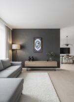 El Yapımı Ahşap Çerçeveli Çini Karo VavElif Yazılı Tablo - Görsel 4