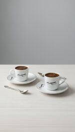 Kemal Atatürk İmzalı 2'li Türk Kahvesi Fincan Takımı - Görsel 3