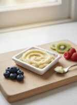 El Yapımı Seramik Rende Tabağı (10 cm) - Sarımsak, Zencefil, Meyve Püresi ve Bebek Maması Hazırlayıcı