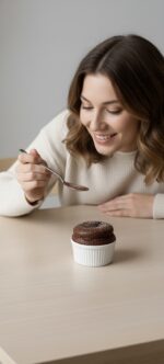 Seramik 6'lı Beyaz Sufle ve Kek Kabı Seti - Görsel 3