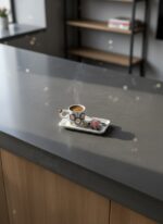 Mor Çiçekli El Yapımı Tek Kişilik 2 Parça Seramik Kahve Fincan Seti - Görsel 3