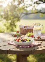 Çiçek Motifli 4'lü Çok Amaçlı Yuvarlak Kase Takımı - Çerezlik, Sosluk, Meyve ve Kahvaltılık Sunum Seti