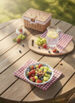 Çiçek Motifli 4'lü Çok Amaçlı Yuvarlak Kase Takımı - Çerezlik, Sosluk, Meyve ve Kahvaltılık Sunum Seti - Görsel 2