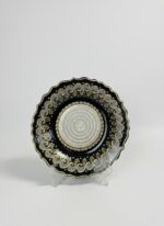 El İşi Gümüş ve Altın Desenli Esma-ül Hüsna Yazılı 30 cm Çini Tabak - Görsel 3