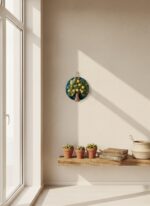 El Yapımı Kabartmalı Limon Ağacı Seramik Duvar Süsü (21cm) - Görsel 2