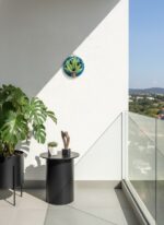 El Yapımı Kabartmalı Zeytin Ağacı Seramik Duvar Süsü (14cm) - Görsel 2