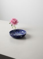 El Yapımı Çini Mavi Tekli Çerezlik