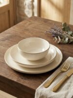 Tulu Porselen Elif Serisi 6 Kişilik 24 Parça Gold File Detaylı Yemek Takımı - Görsel 2