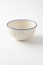 Lacivert Bulut Desenli 6'lı Çok Amaçlı Yuvarlak Kase Takımı - Çorba, Meyve, Çerez, Sos ve Kahvaltılık Sunum Seti - Görsel 5