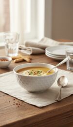 Beyaz Petek Desenli 6'lı Çok Amaçlı Yuvarlak Kase Takımı - Çorba, Meyve, Çerez, Sos ve Kahvaltılık Sunum Seti - Görsel 7