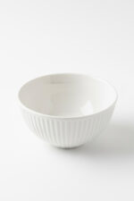 Beyaz Çizgi Desenli 6'lı Çok Amaçlı Yuvarlak Kase Takımı - Çorba, Meyve, Çerez, Sos ve Kahvaltılık Sunum Seti - Görsel 5