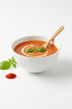 Beyaz Çizgi Desenli 6'lı Çok Amaçlı Yuvarlak Kase Takımı - Çorba, Meyve, Çerez, Sos ve Kahvaltılık Sunum Seti - Görsel 2