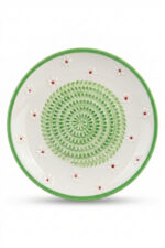 El Yapımı Seramik Rende Tabağı (13 cm) – Sarımsak, Zencefil, Meyve Püresi ve Bebek Maması Hazırlayıcı