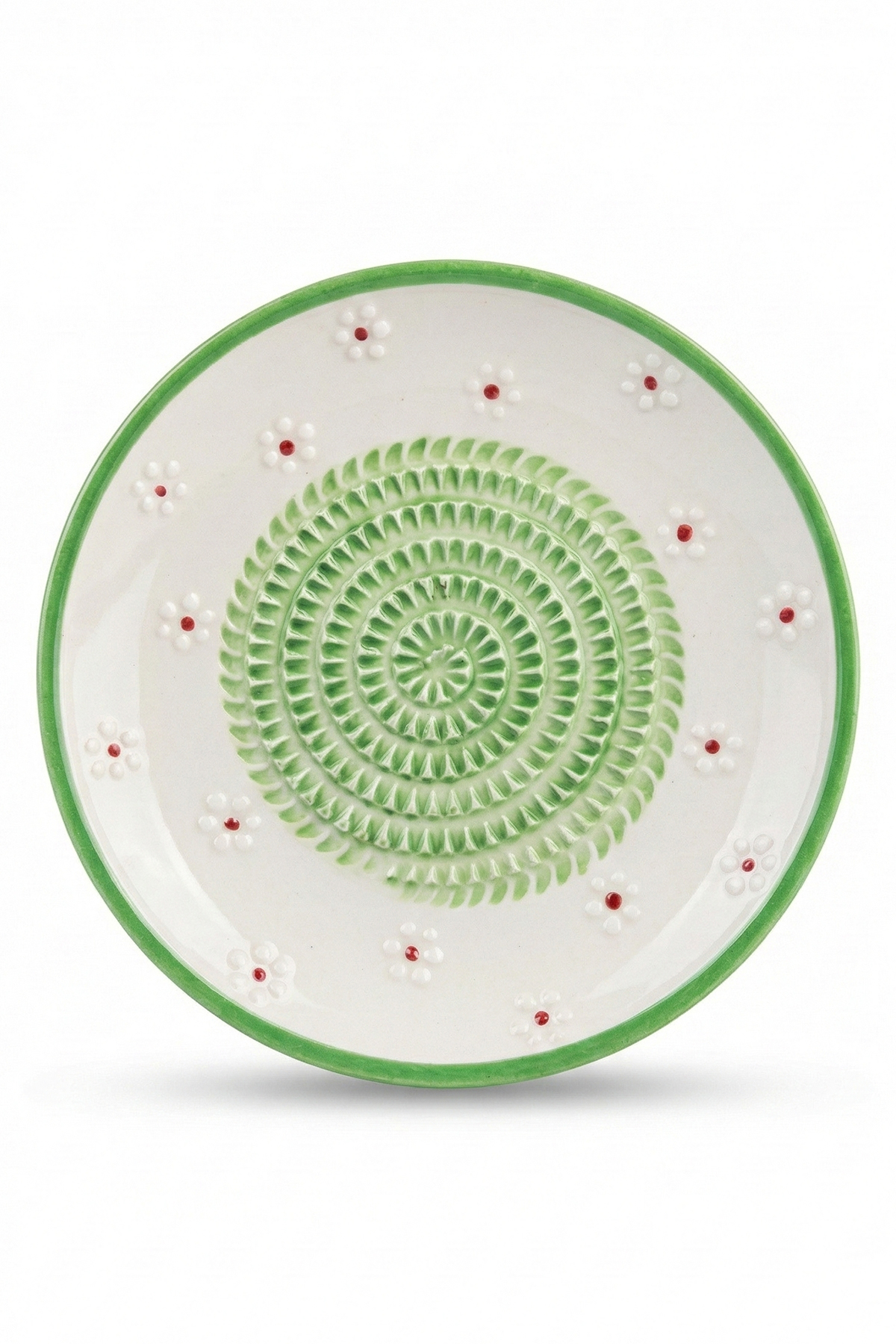 0000_0000_1765814153758 El Yapımı Seramik Rende Tabağı (13 cm) – Sarımsak, Zencefil, Meyve Püresi ve Bebek Maması Hazırlayıcı - Görsel 1