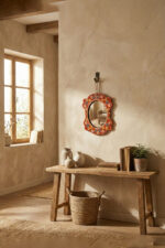 El Yapımı İşlemeli Çini Ayna - Görsel 3