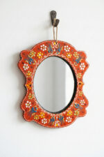 El Yapımı İşlemeli Çini Ayna
