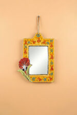 El Yapımı İşlemeli Çini Ayna - Görsel 3