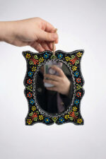 El Yapımı İşlemeli Çini Ayna - Görsel 6