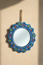 El Yapımı İşlemeli Çini Ayna