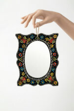 El Yapımı İşlemeli Çini Ayna - Görsel 4